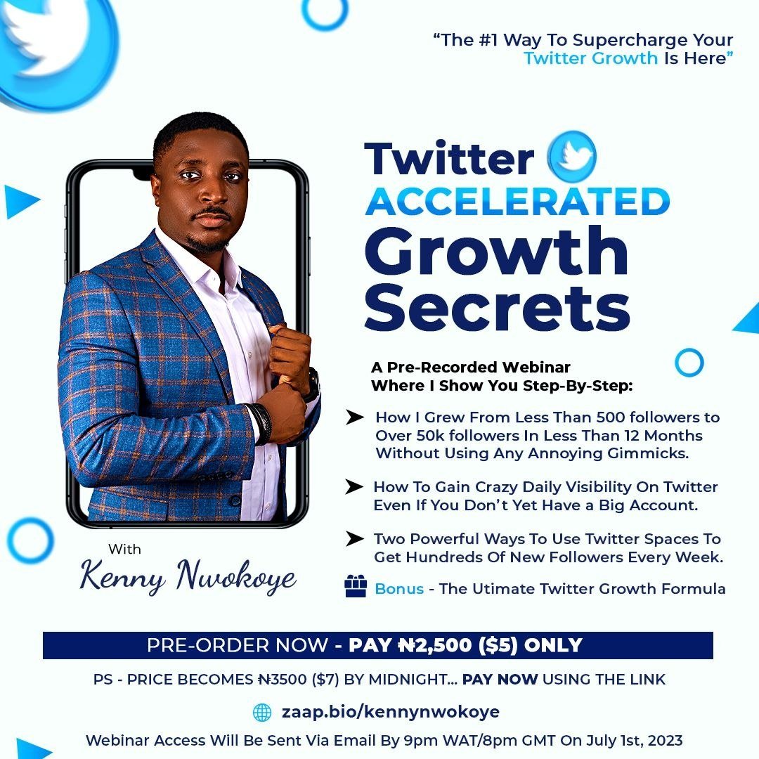 Twitter Accelerated Growth Secrets course cover